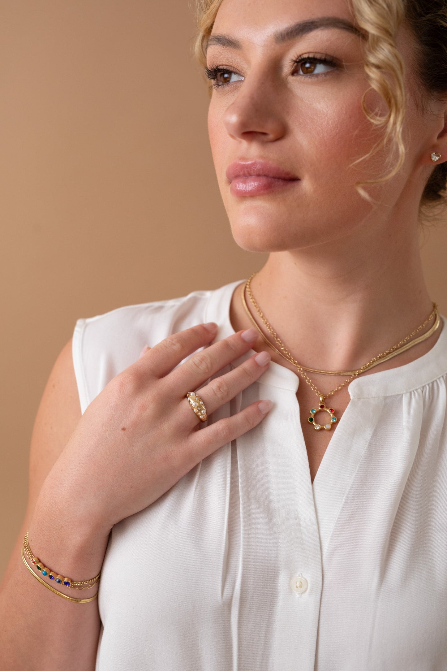 Sister Hidden Message Acrostic Necklace