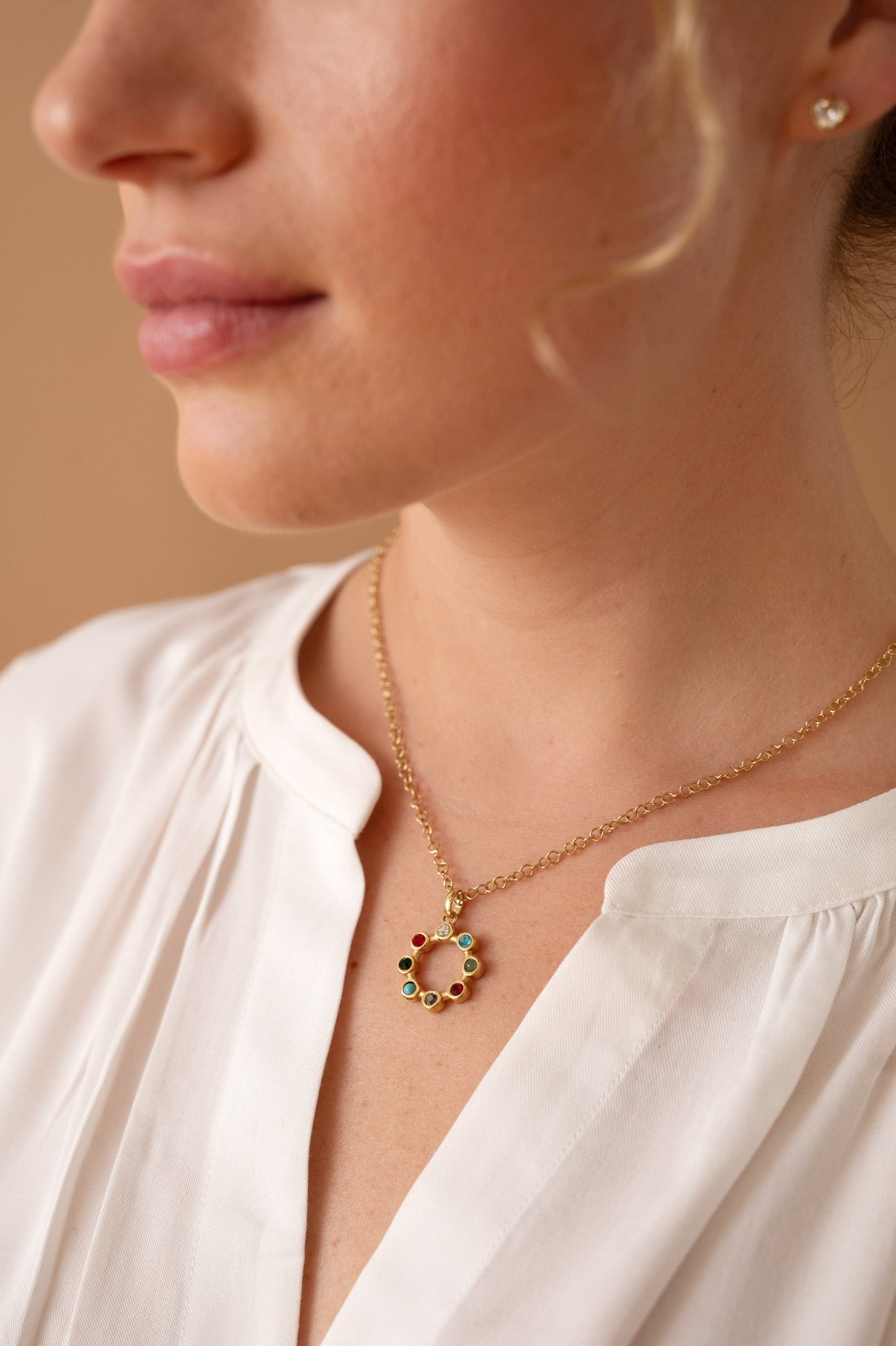 Daughter Hidden Message Acrostic Necklace