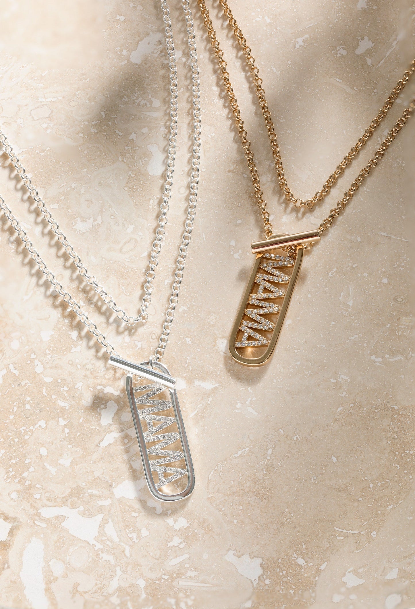 Mama Toggle Pendant Necklace