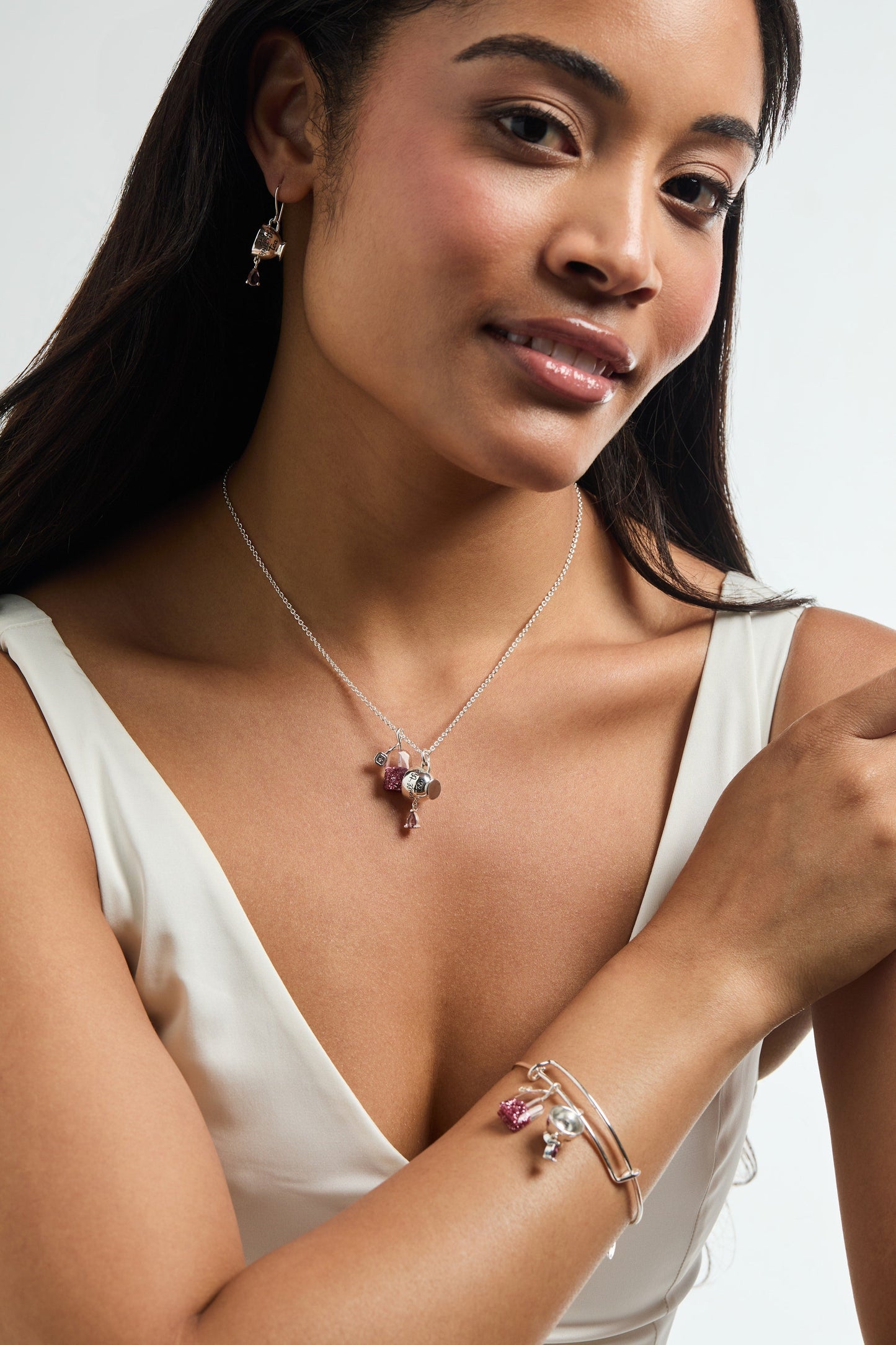 'Spill the Tea' Cup & Tea Bag Charm Bangle