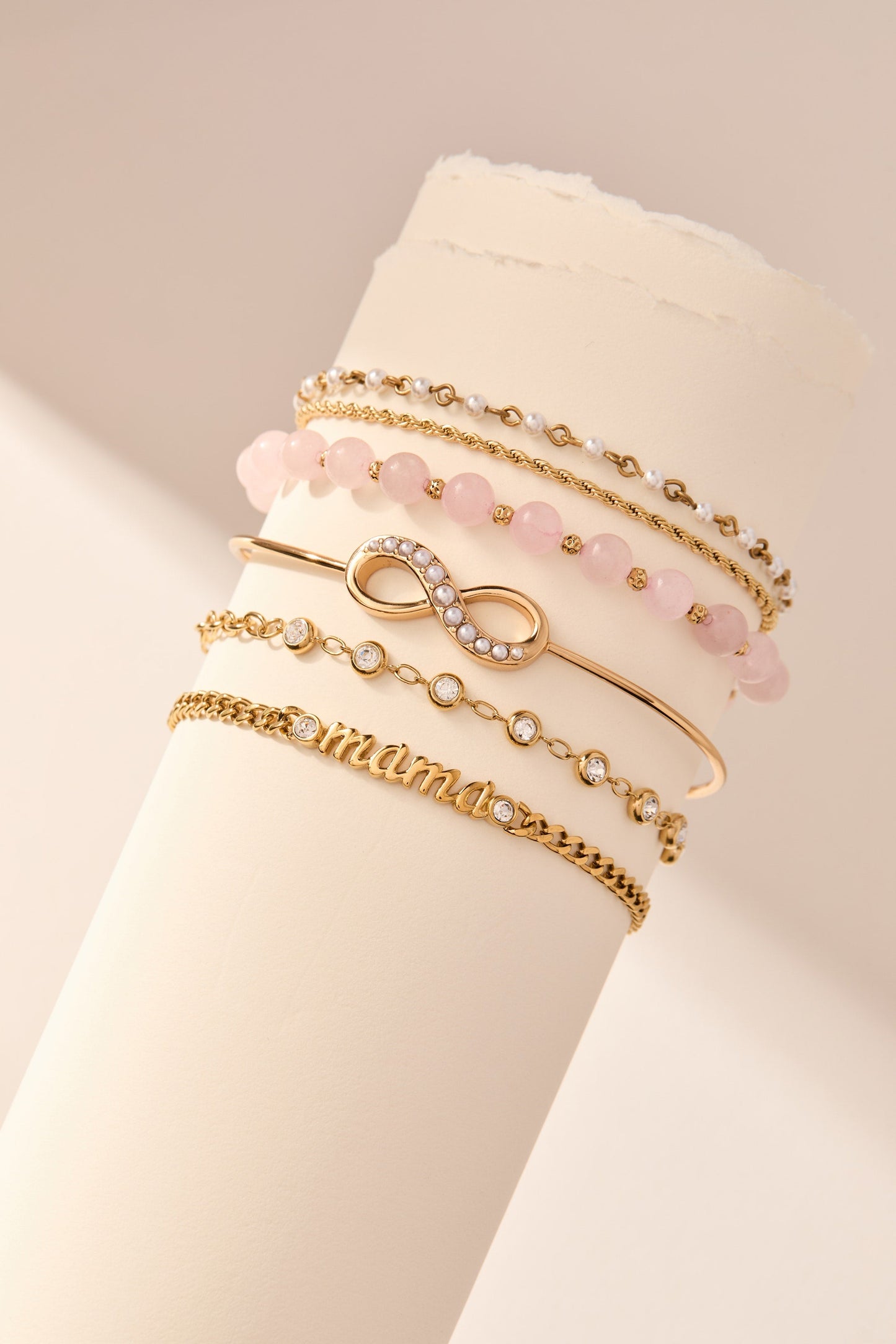 Mama Curb Chain Bracelet