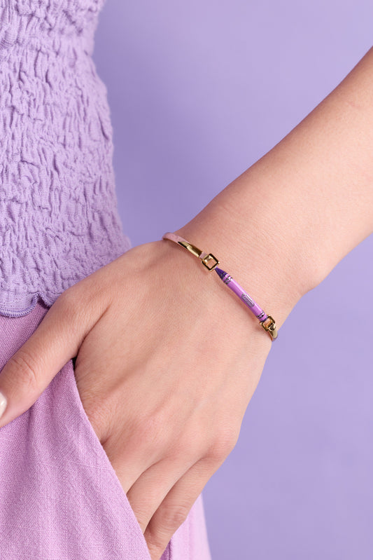 Crayola Purple Crayon Tension Bangle