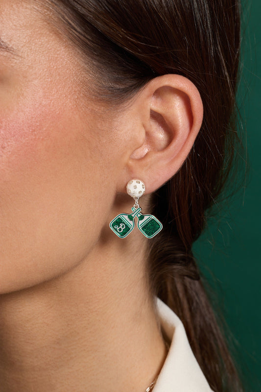 Barbie™ Pickleball Drop Earrings