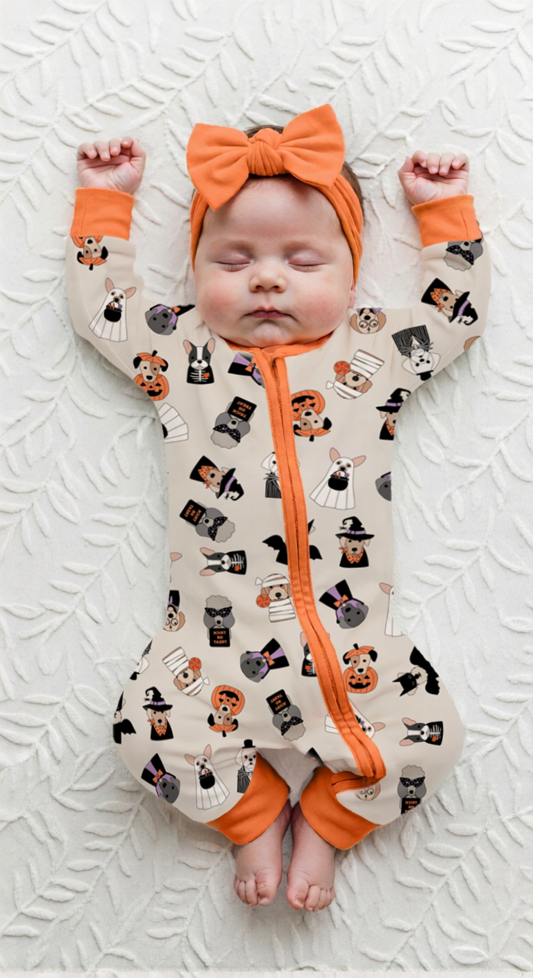 Bark & Treat (Convertible Zip Footies)