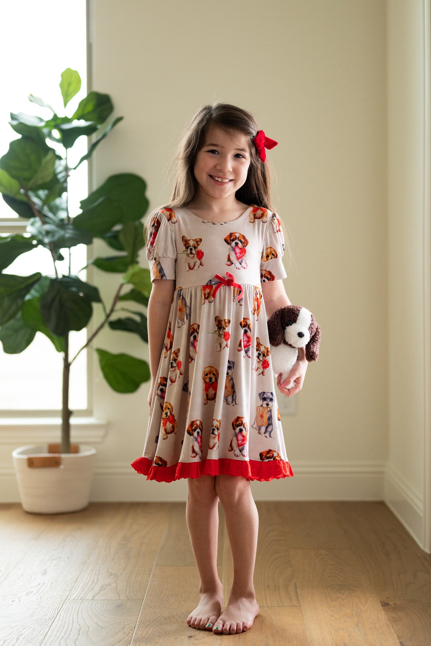 Puppy Love Lace Trimmed Twirl