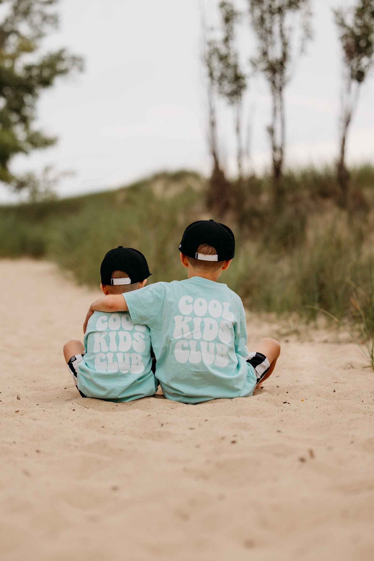 COOL KIDS CLUB • MINT ACID WASH TEE