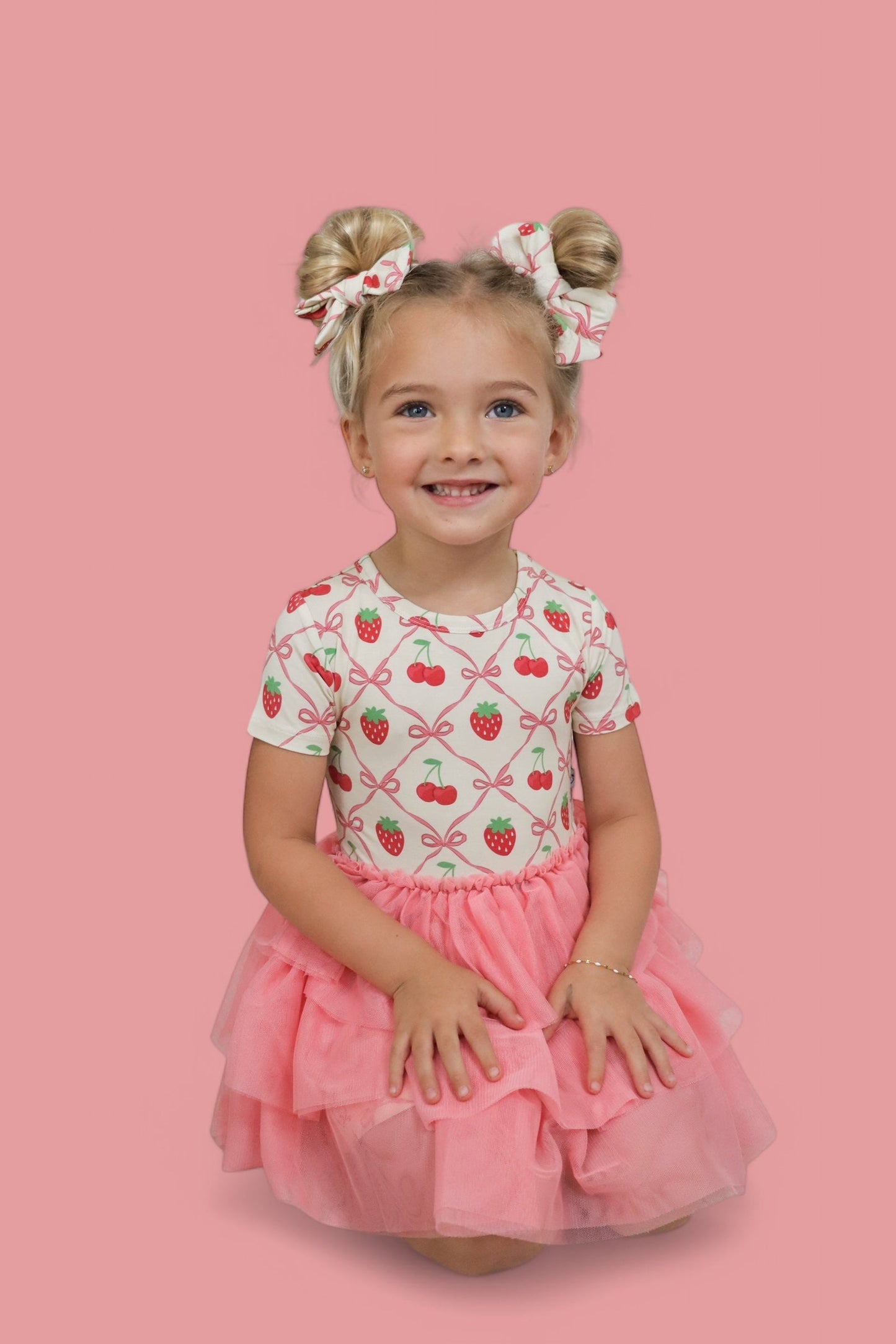 CHERRY BOW BERRY DREAM TUTU DRESS