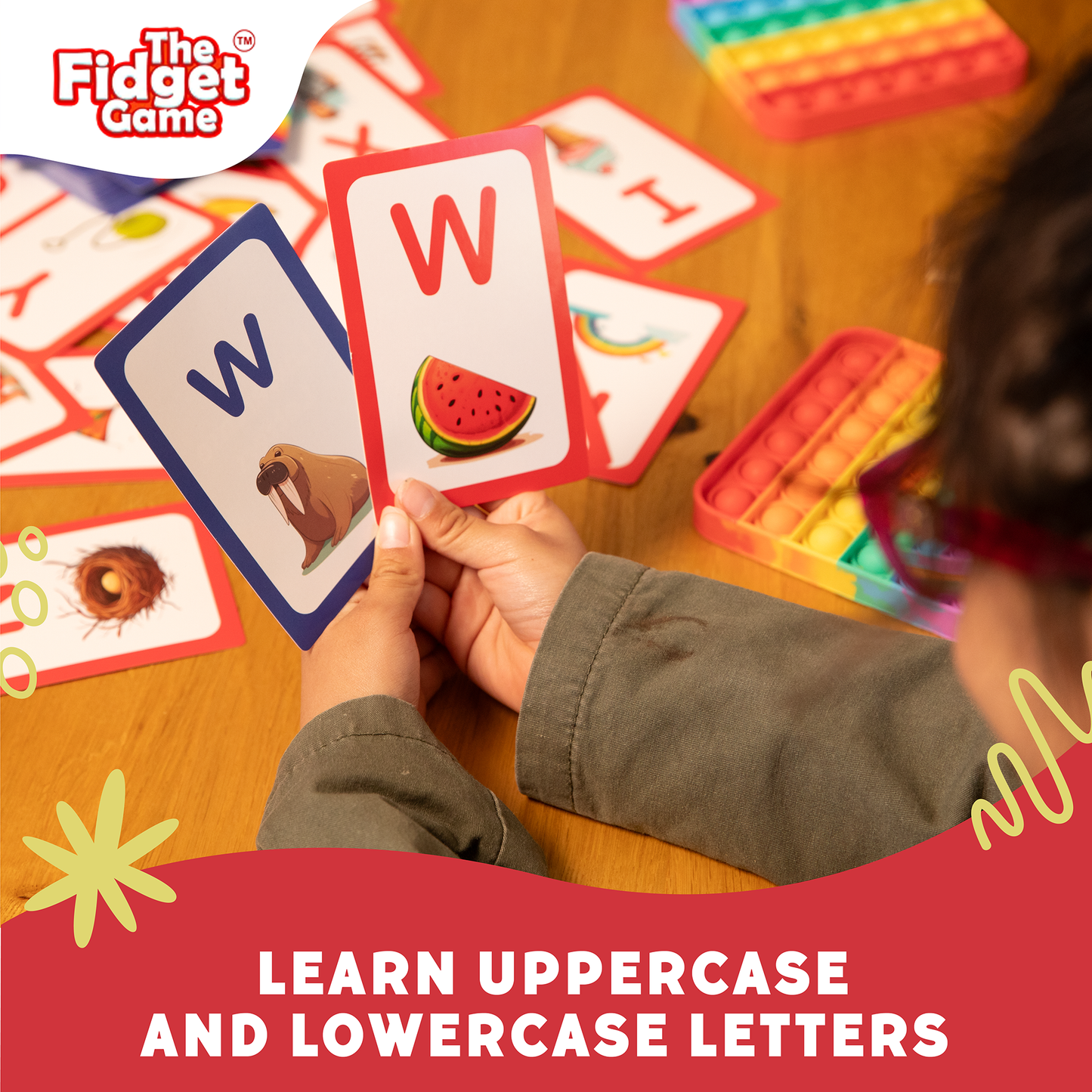 ABC Learn Uppercase & Lowercase Letters Card Pack