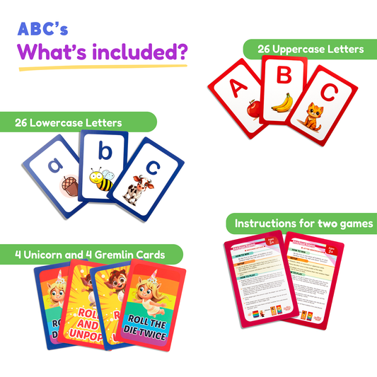 ABC Learn Uppercase & Lowercase Letters Card Pack