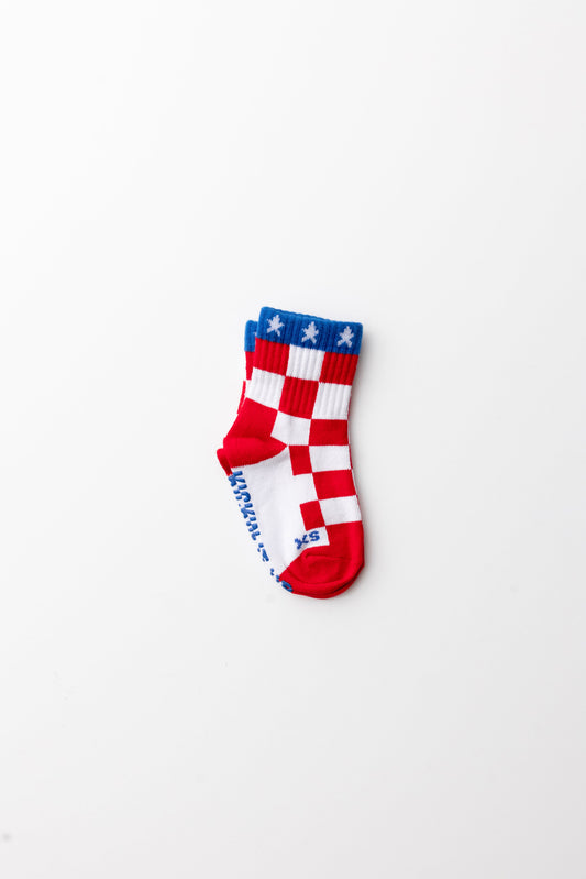 Red white & check