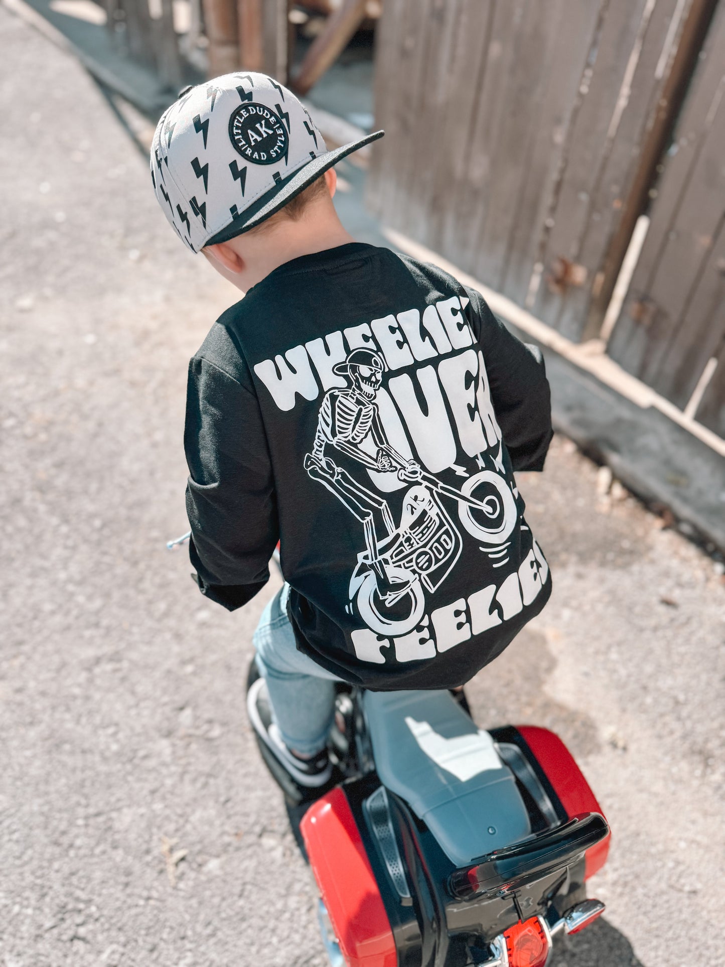 Wheelies-Long sleeve graphic- MTO