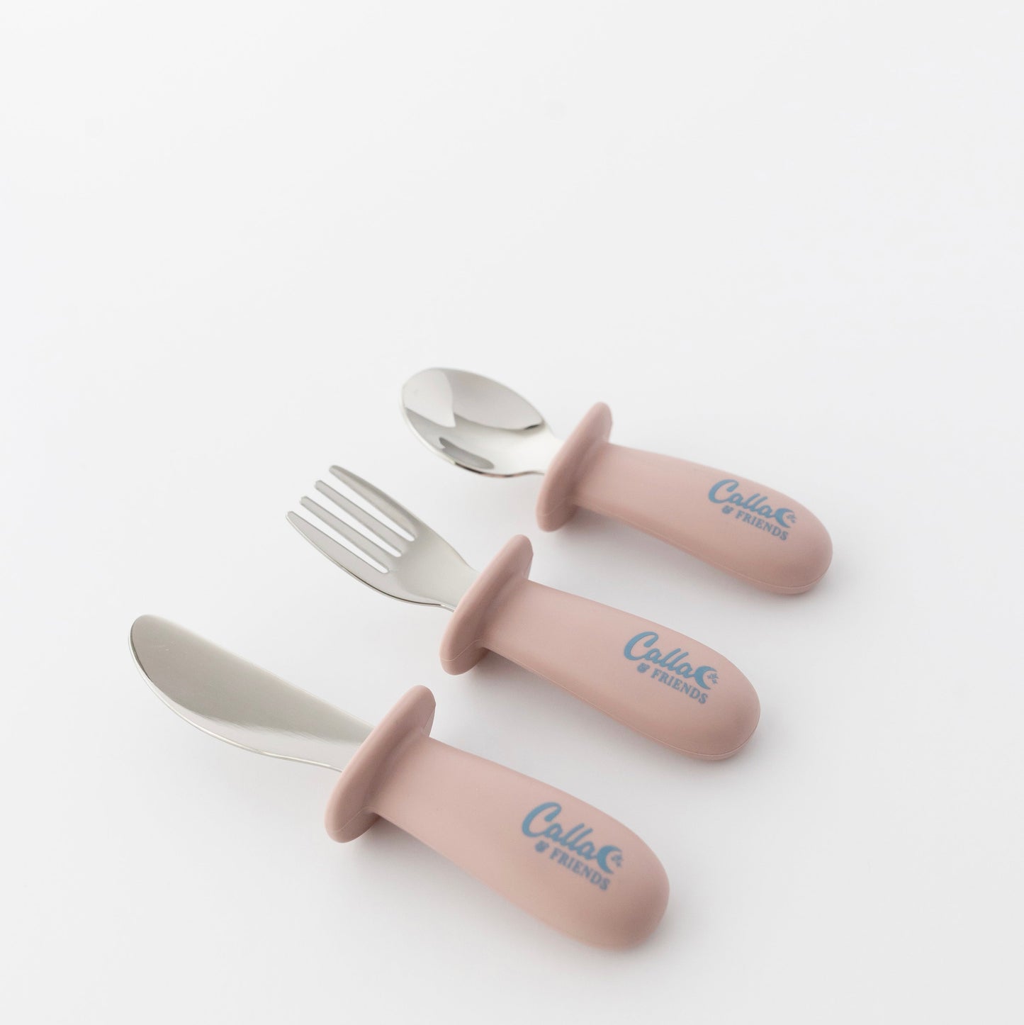 Silicone & Stainless Steel Toddler Utensil Set