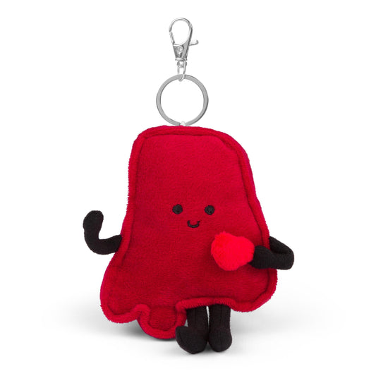 Alabama Bag Charm – Crimson & Navy | Sweet Home & Full of Heart | Stuffed States USA