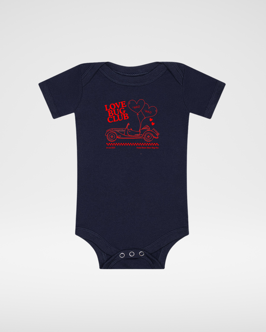 THE LOVE BUG CLUB TEE - ONESIE BLACK