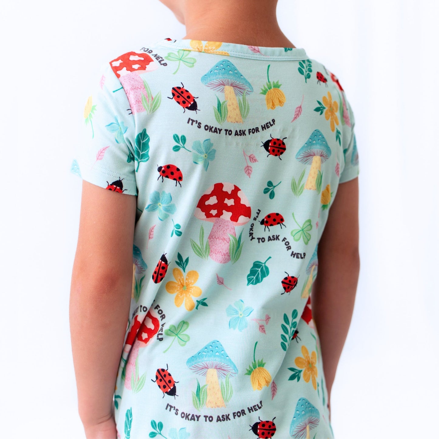 The Second-Skin 2-Piece Short Sleeve Pajama | Magic Mushroom