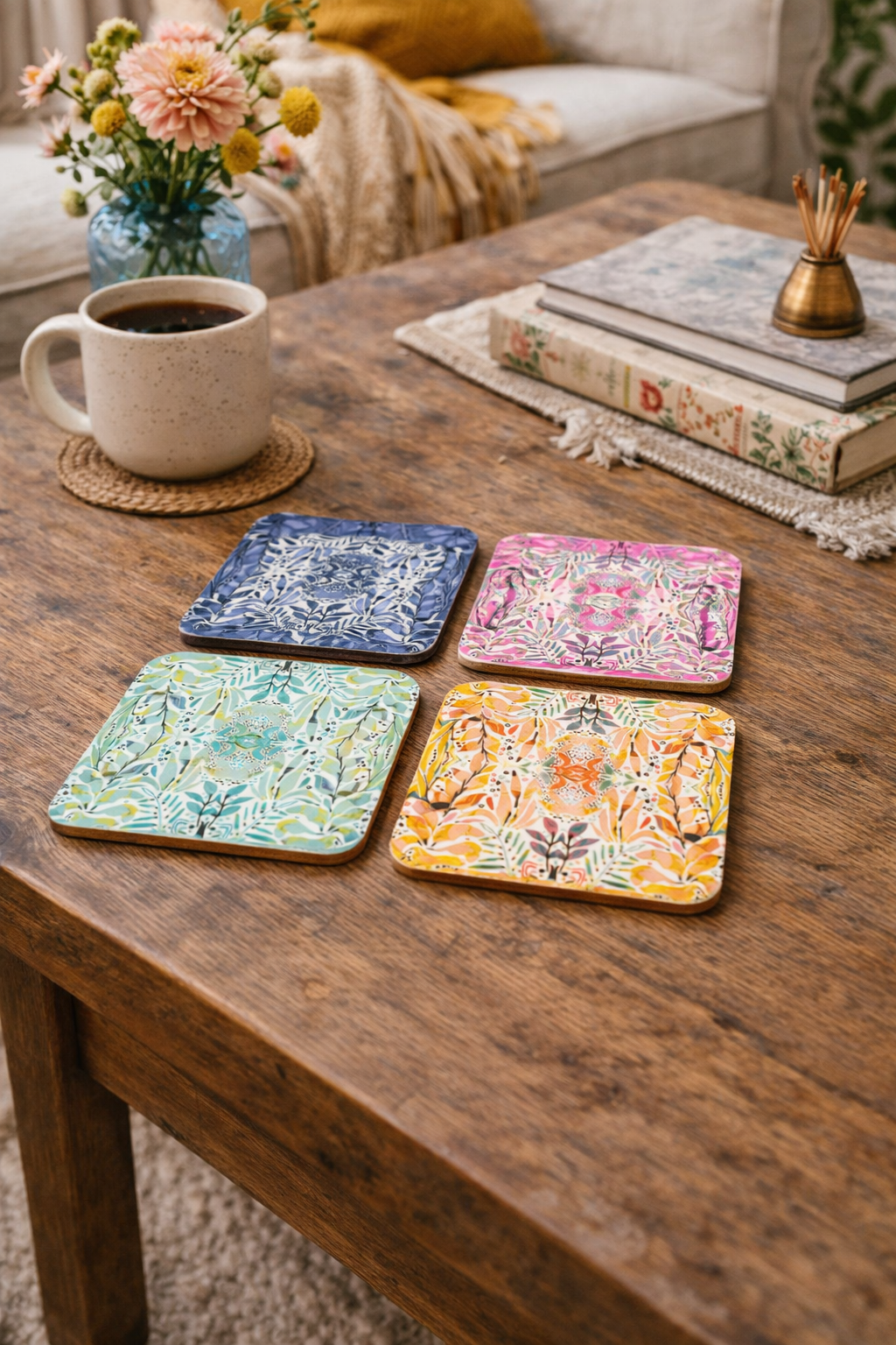 Amina Coasters, Set of 4