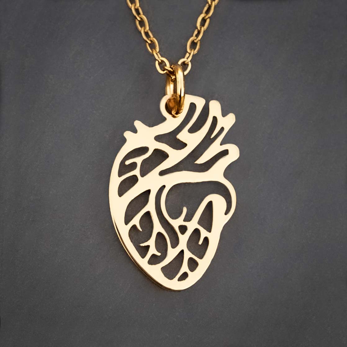 Anatomical Heart Necklace