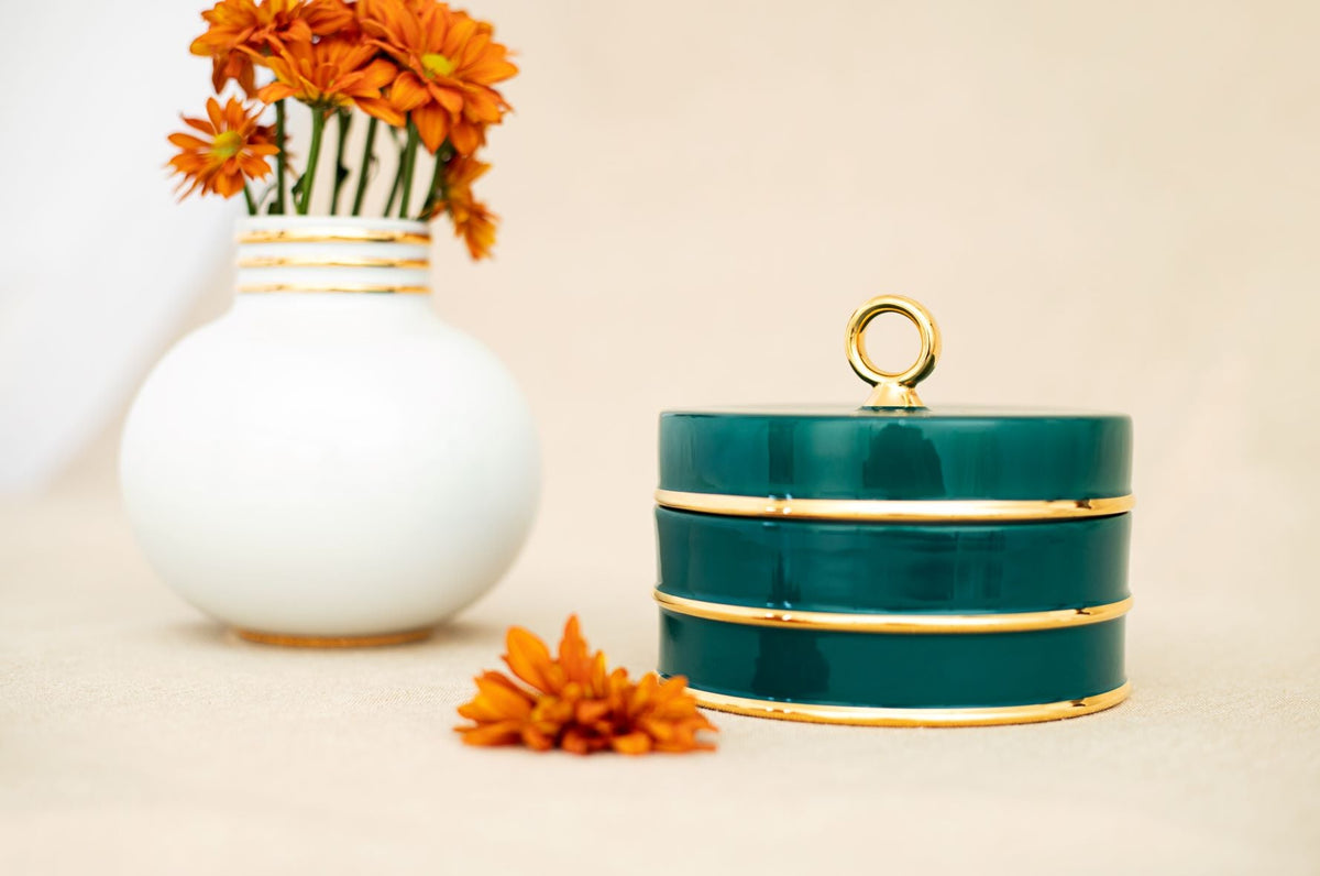 Arienne Peacock Accent Box