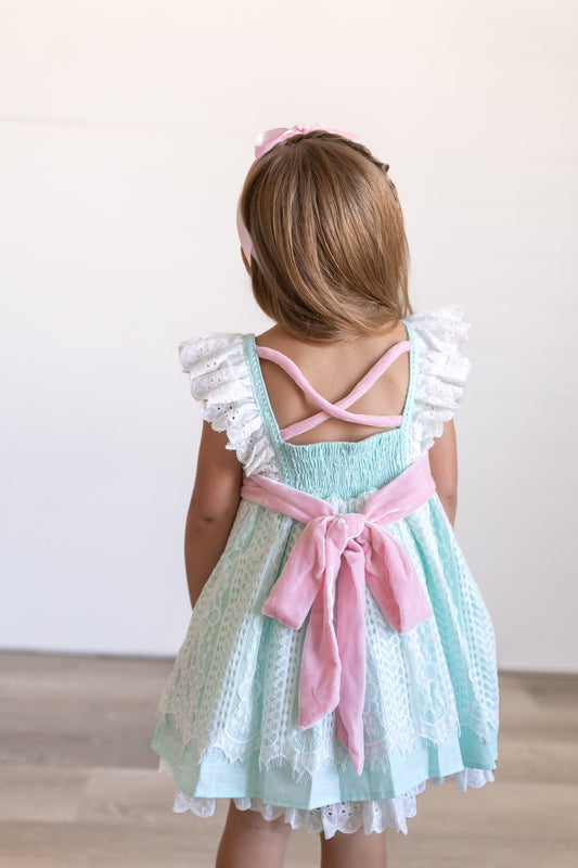 Vintage Cross Dress or Tunic Set ~ Mint