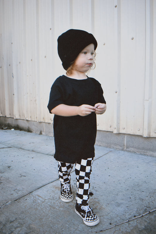 Checkered leggings