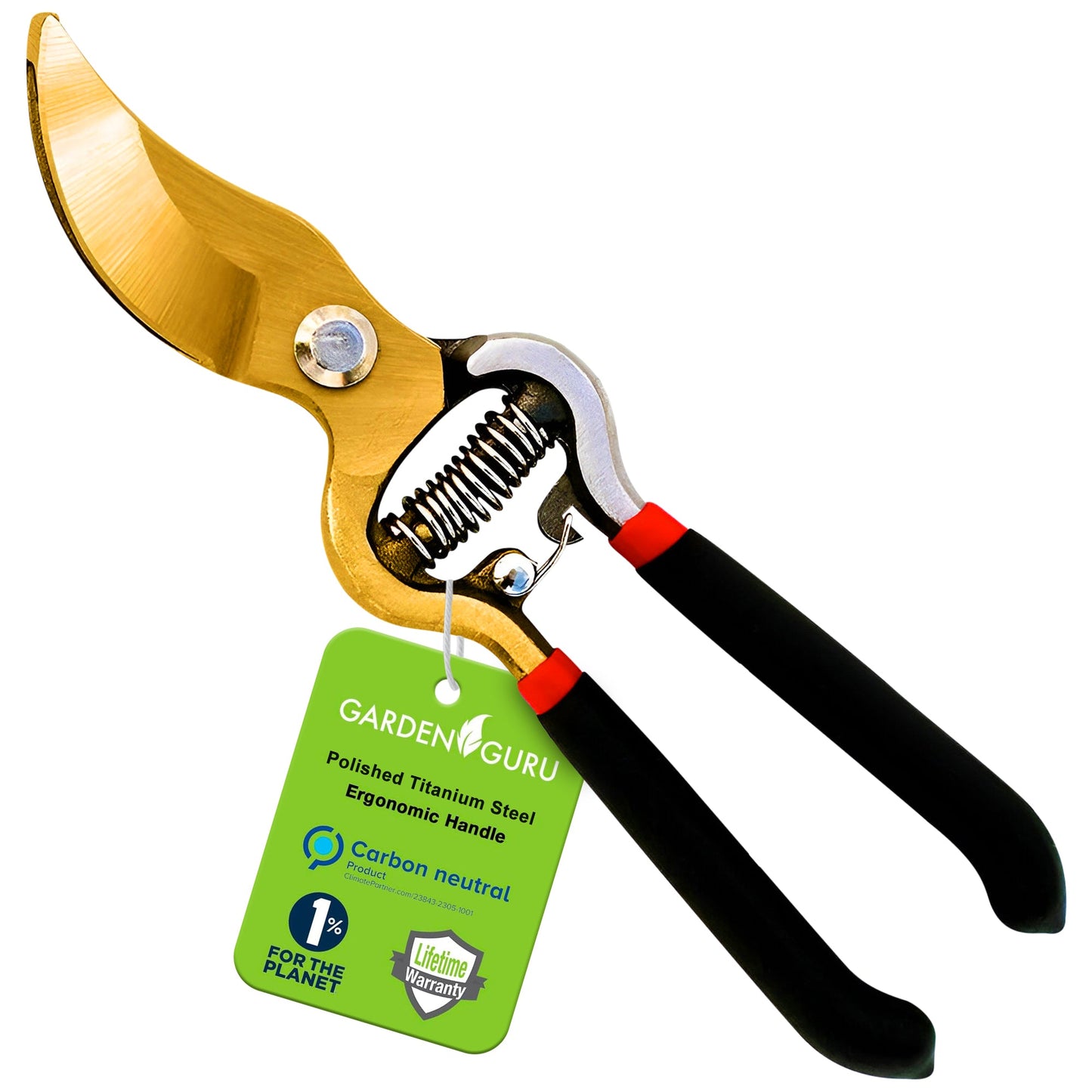 Titanium Bypass Garden Pruner Clippers