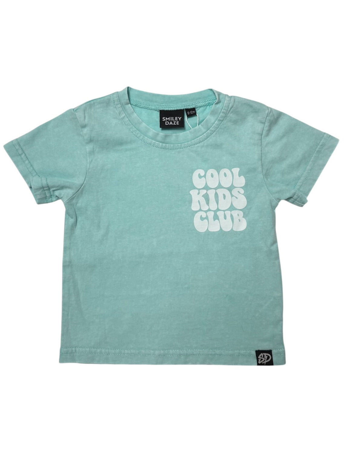 COOL KIDS CLUB • MINT ACID WASH TEE