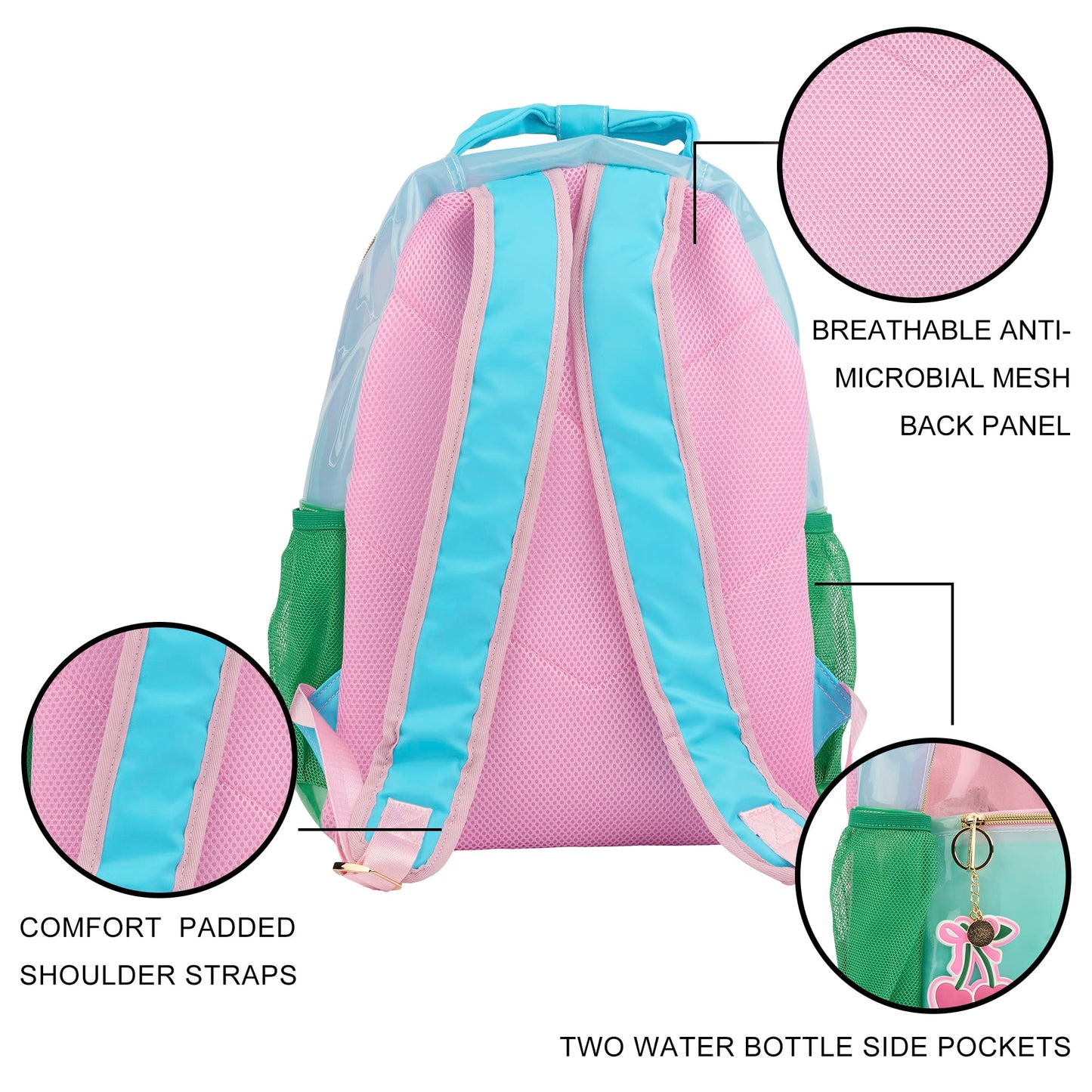 Colorblock Jelly Backpack