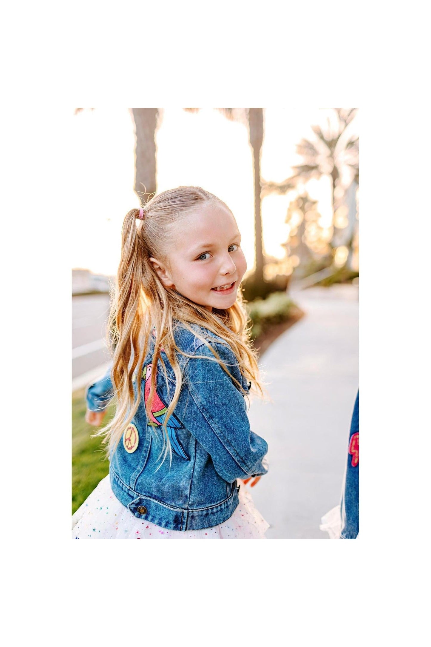 Back to Our Roots Patched Denim Jacket