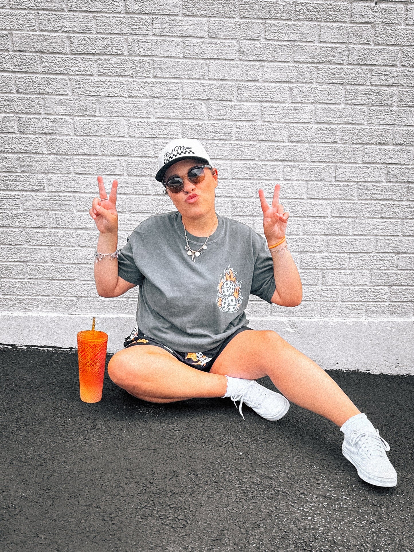 Let The Good Times Roll- Oversized Tee