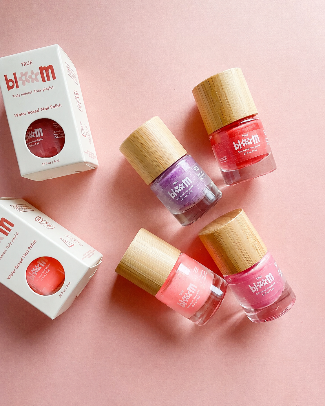 Water Based Nail Polish - Set of 4