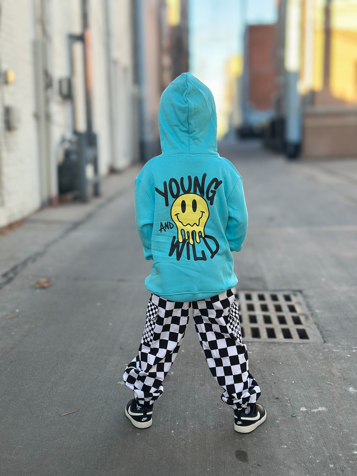 YOUNG & WILD • GRAPHIC BAMBOO FLEECE HOODIE