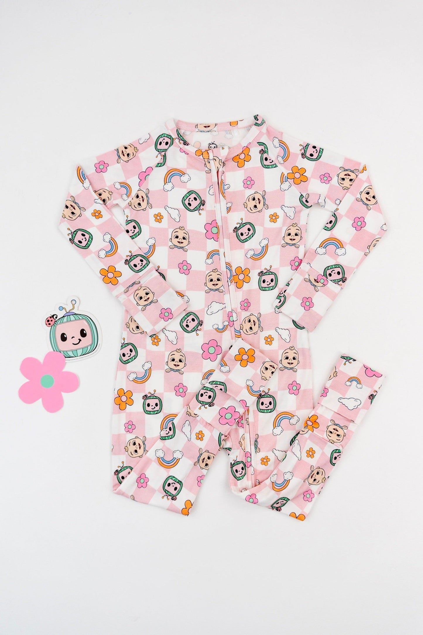Dream Big Little Co x CoComelon JJ RAINBOW CHECKERS DREAM ROMPER