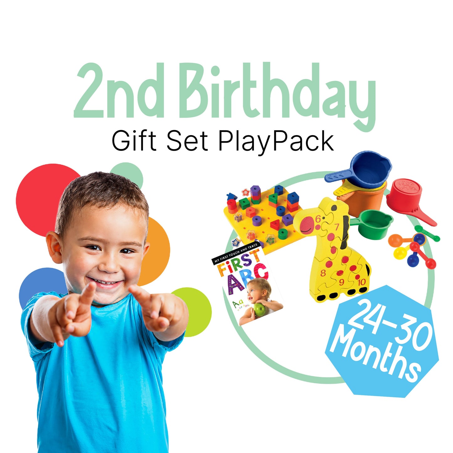 24-30 MONTHS TODDLER PLAY PACK - 2nd BIRTHDAY GIFT SET