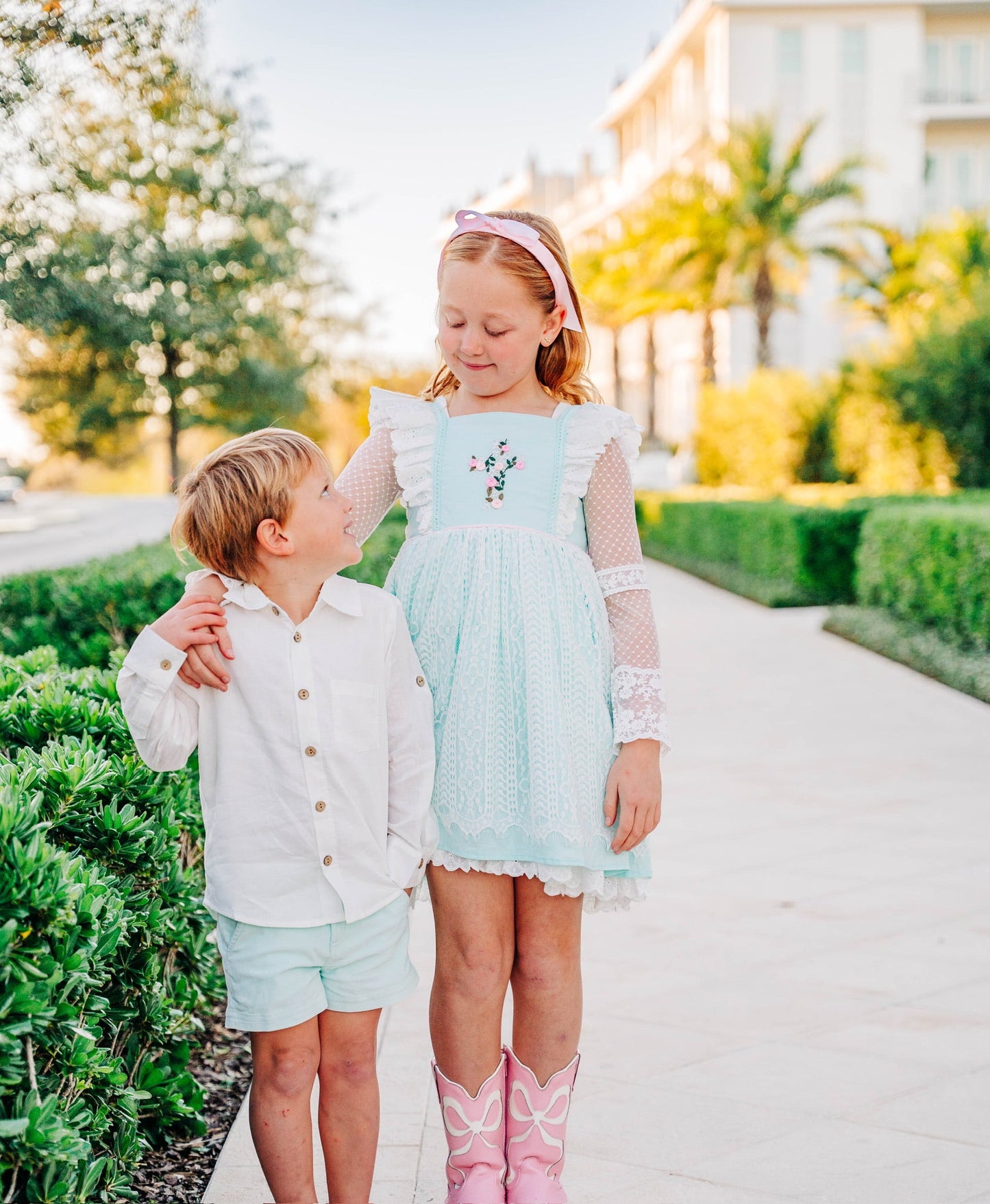 Vintage Cross Dress or Tunic Set ~ Mint