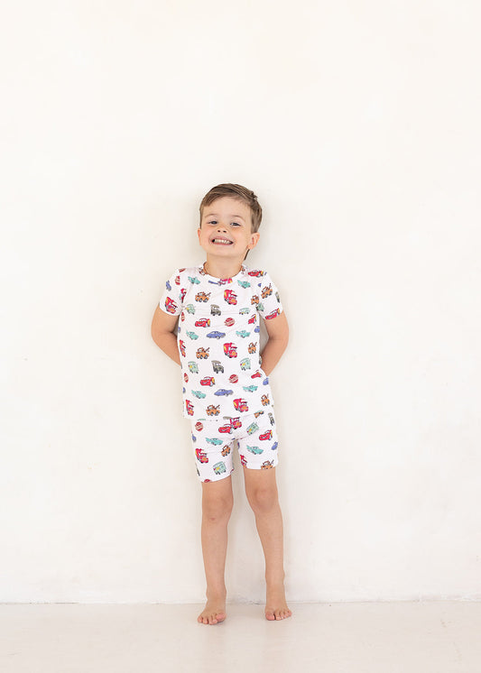 Cars | Bamboo Short Set