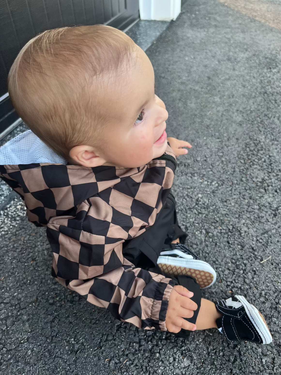 Checkered Fall Jacket | Little Ripper Windbreaker