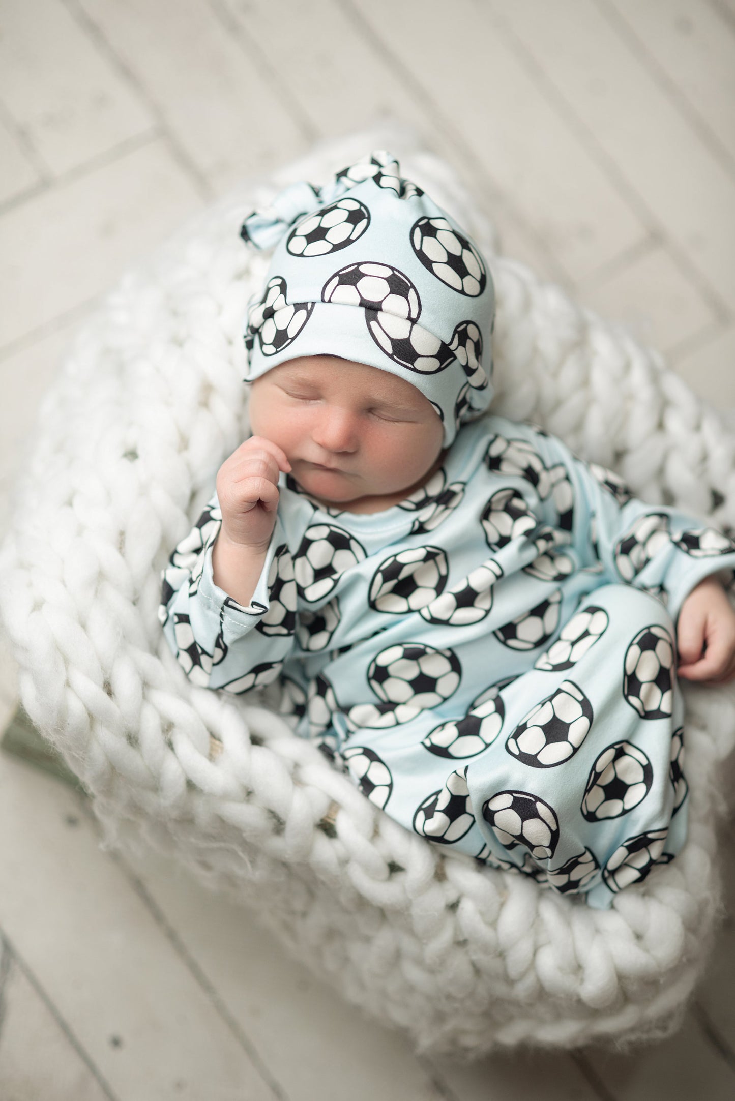 Soccer Baby Gown