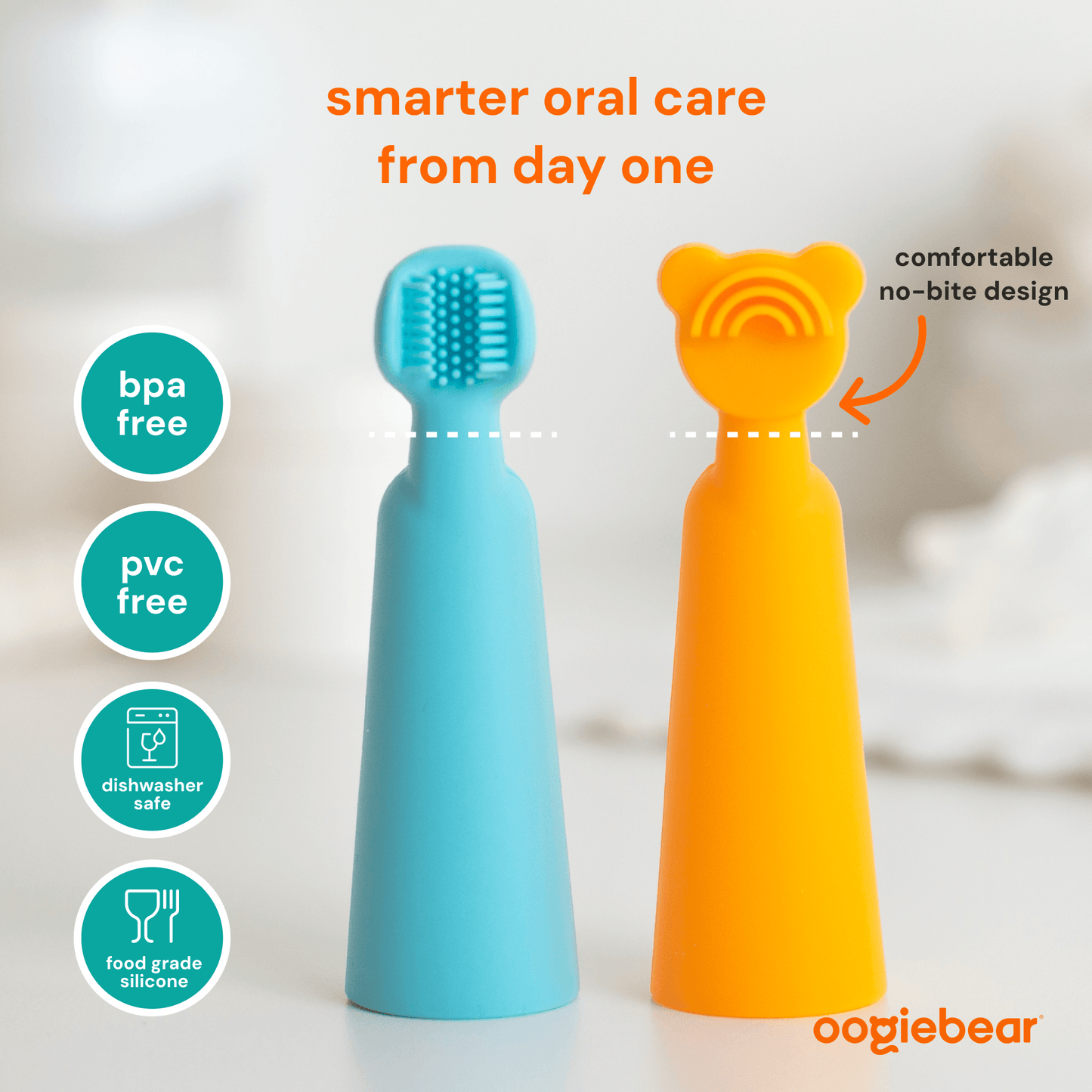oogiebear finger brush and tongue scraper