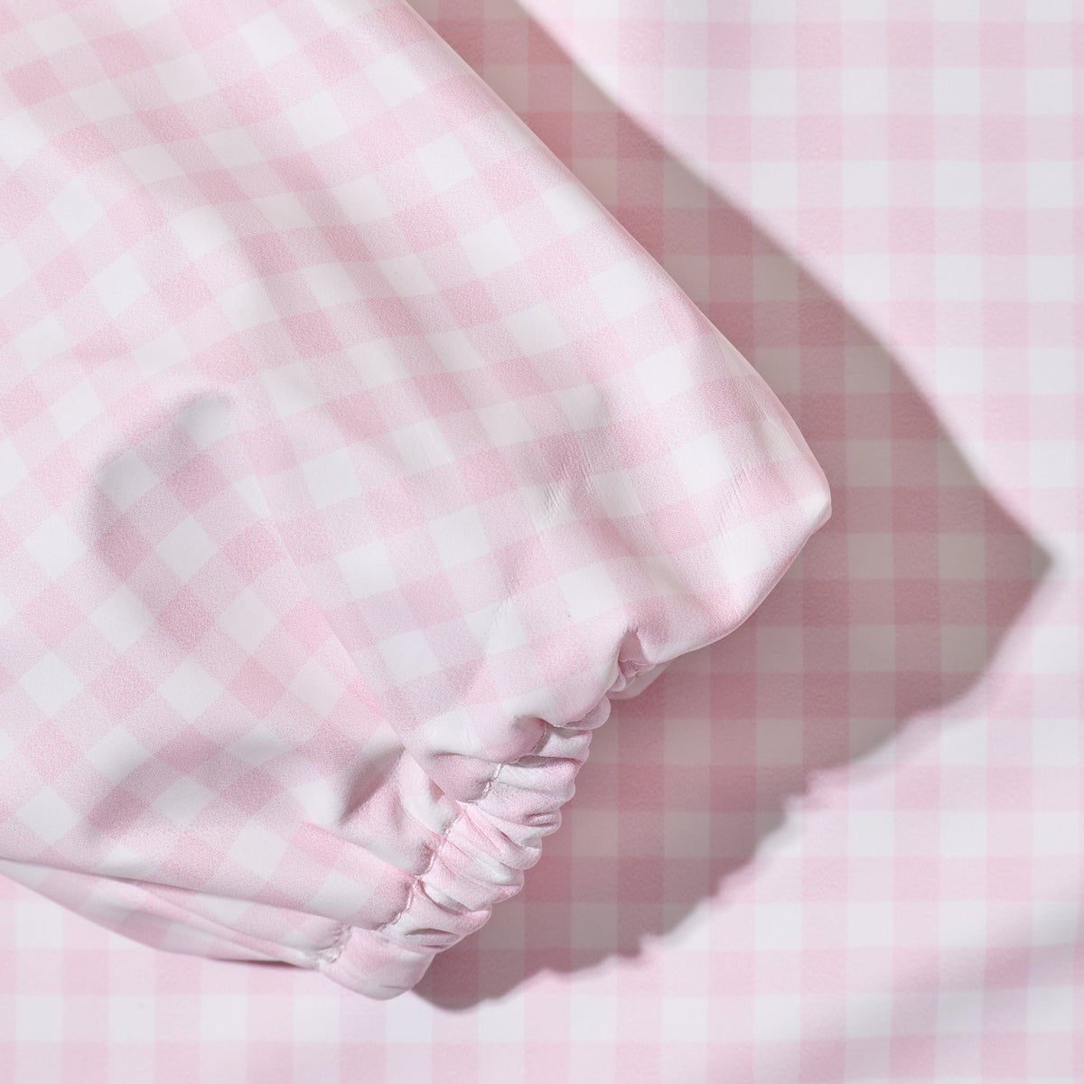 Magnetic Long Sleeve Bib - Petal Check