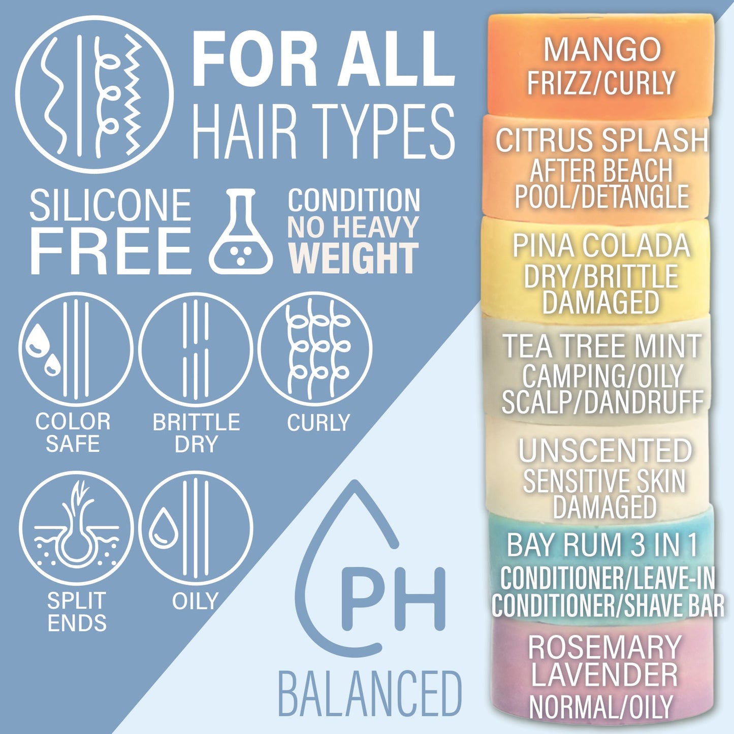 Bay Rum Conditioner Bar- 3-in-1