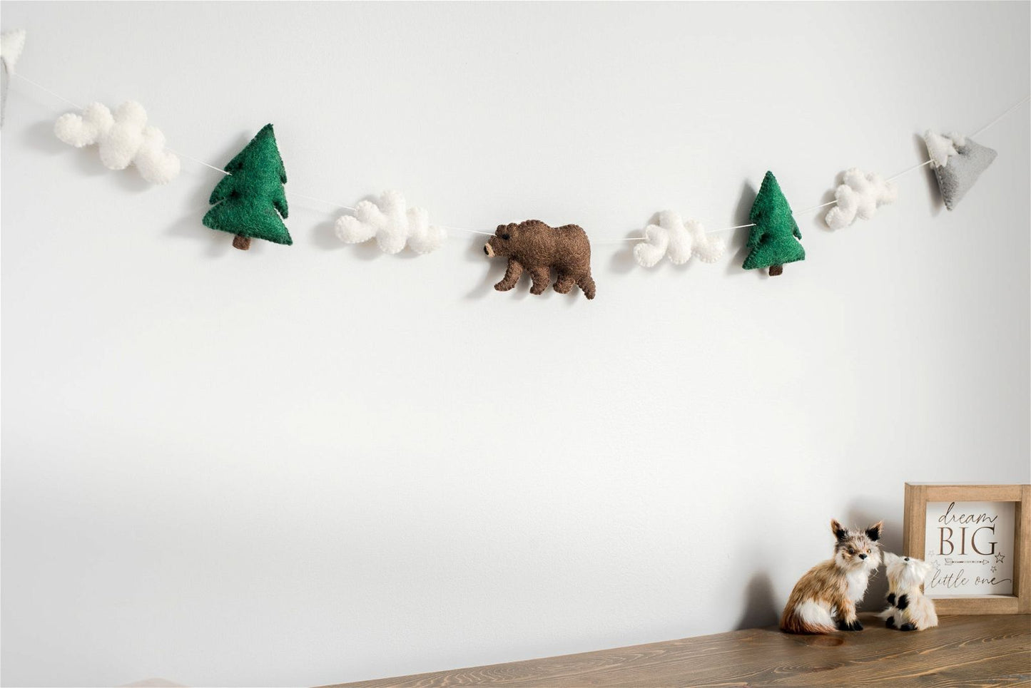Bear and Mountain Garland