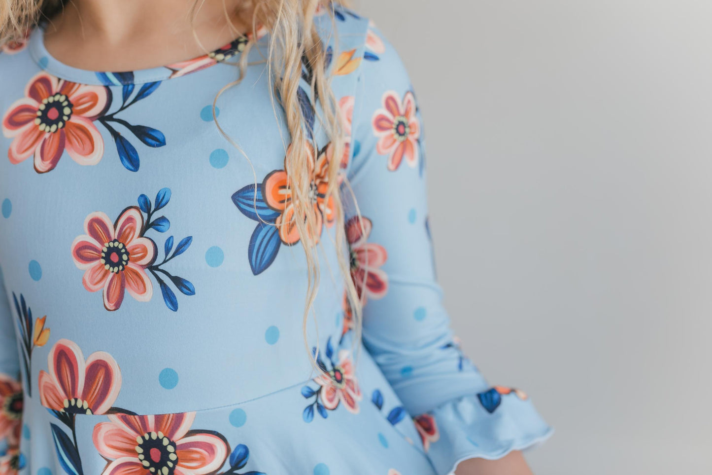 Bella Garden Ruffles Dress