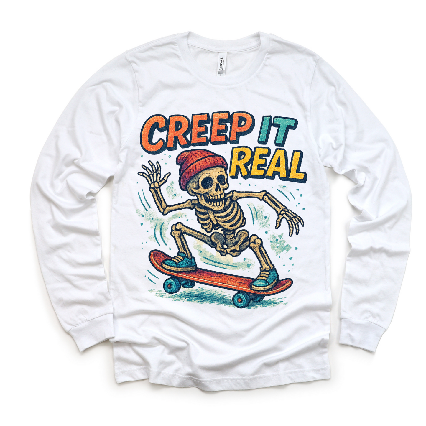 Creep It Real Skeleton Halloween Shirt - Halloween Tee