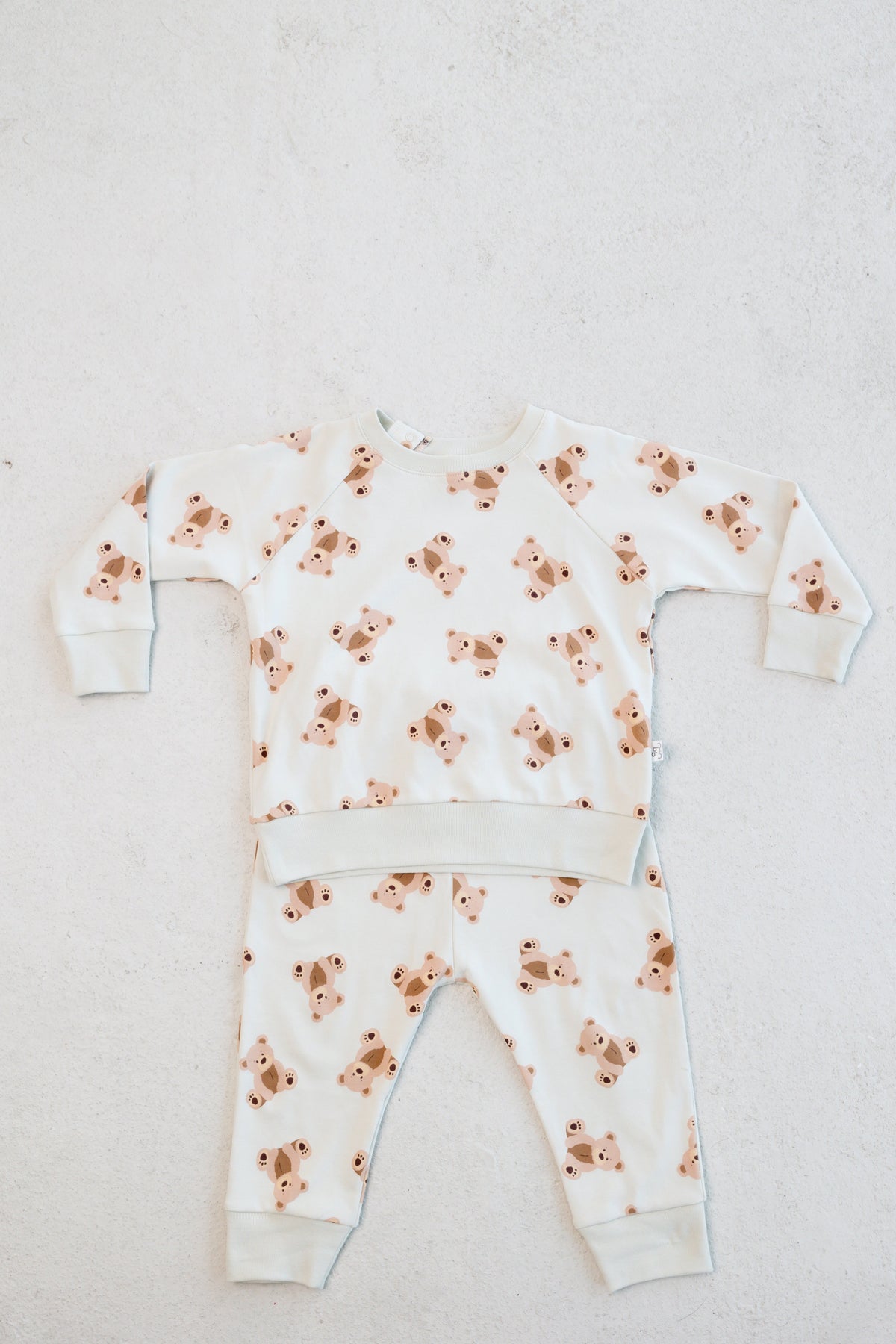 all over teddy bear jogger set