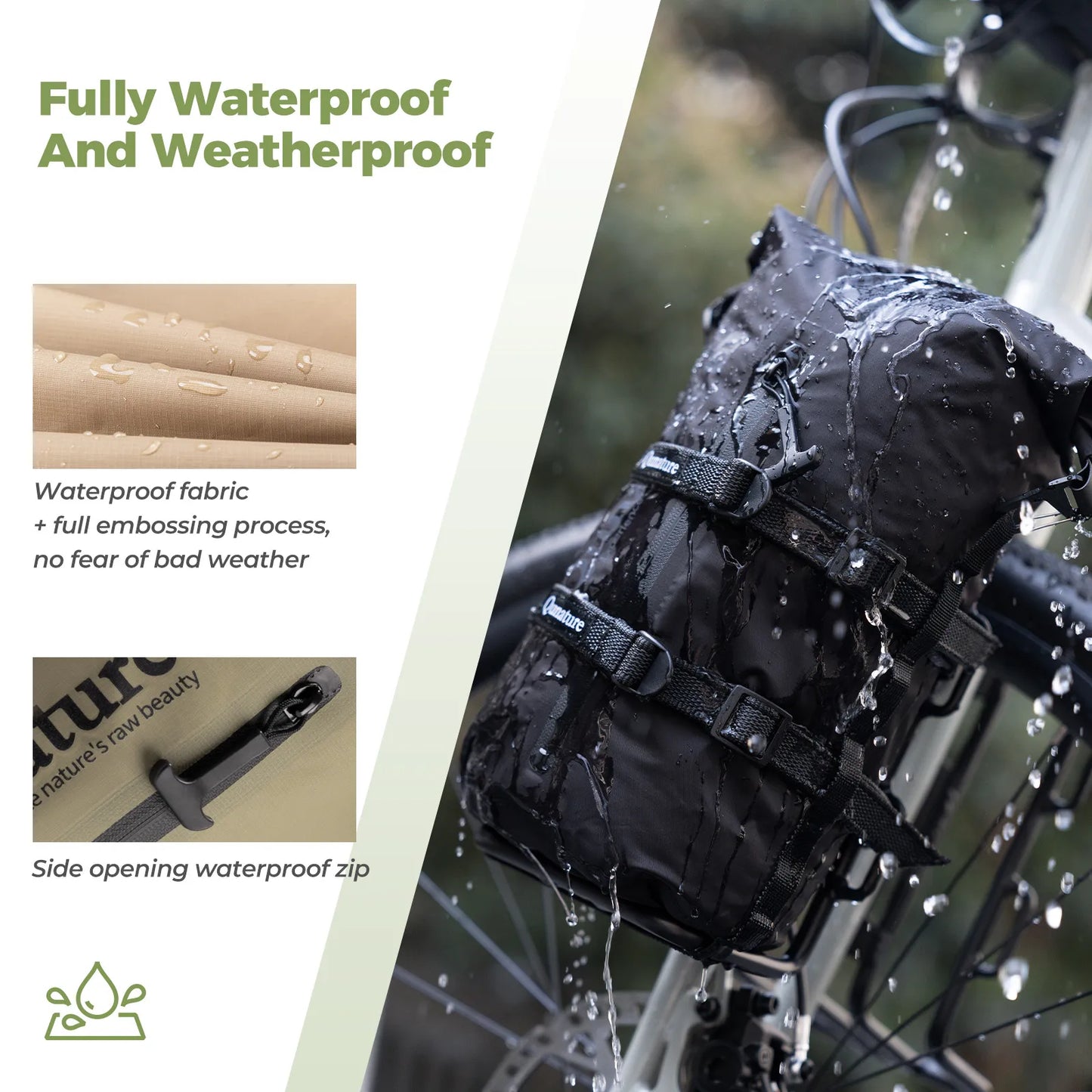 Bikepacking Rear Rack + Waterproof Compression Bag