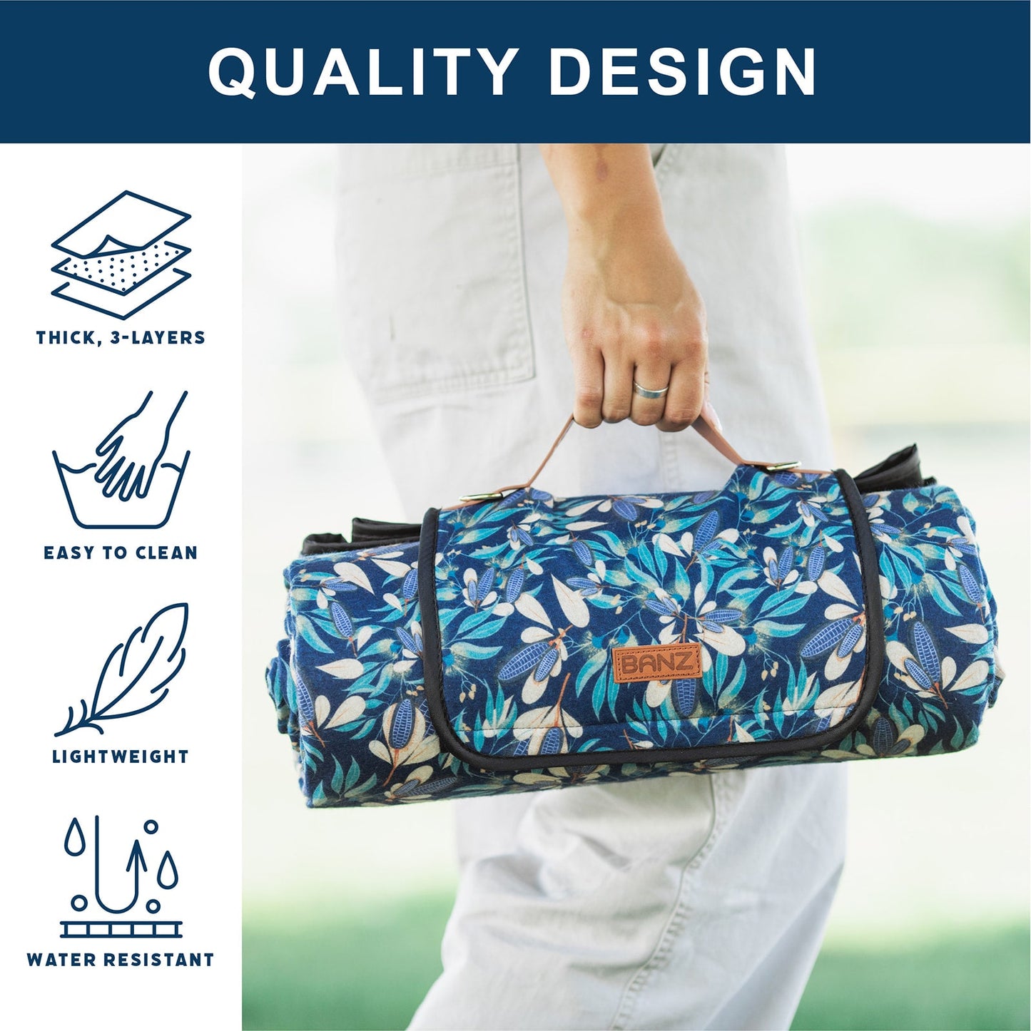 Picnic Waterproof Foldable Picnic Blanket