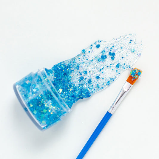 Blue Hair Glitter