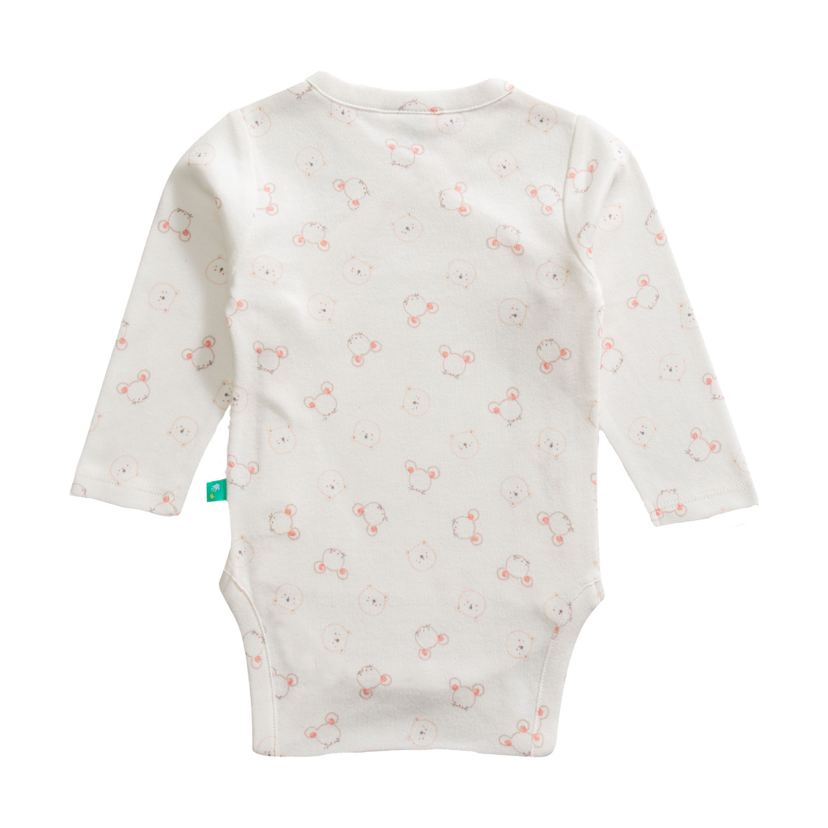Animal Themed Full Sleeve Onesie Set (Pack of 2) for Baby Girl