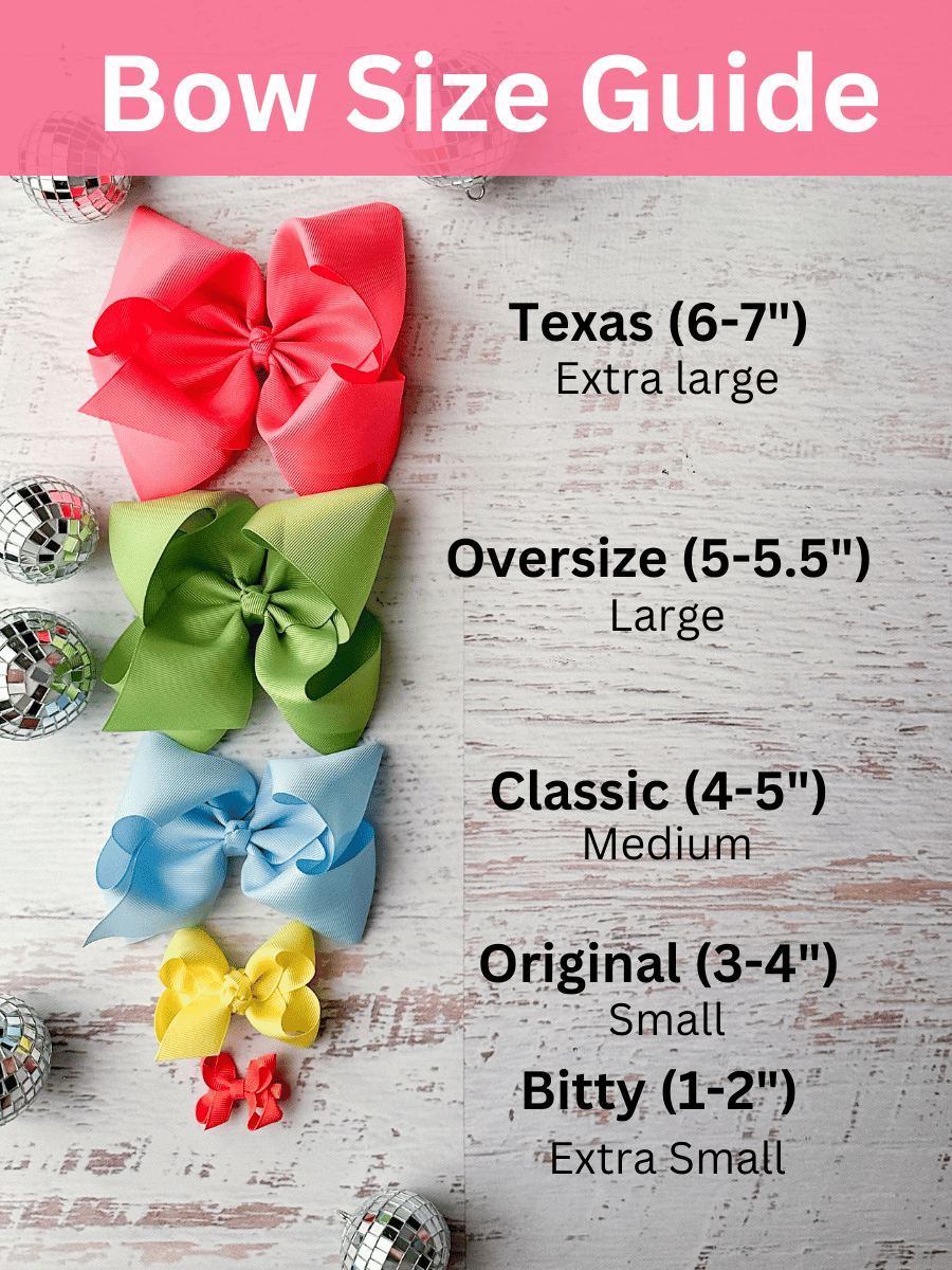 Classic Grosgrain Hair Bow - Alligator Clip - 4.5"