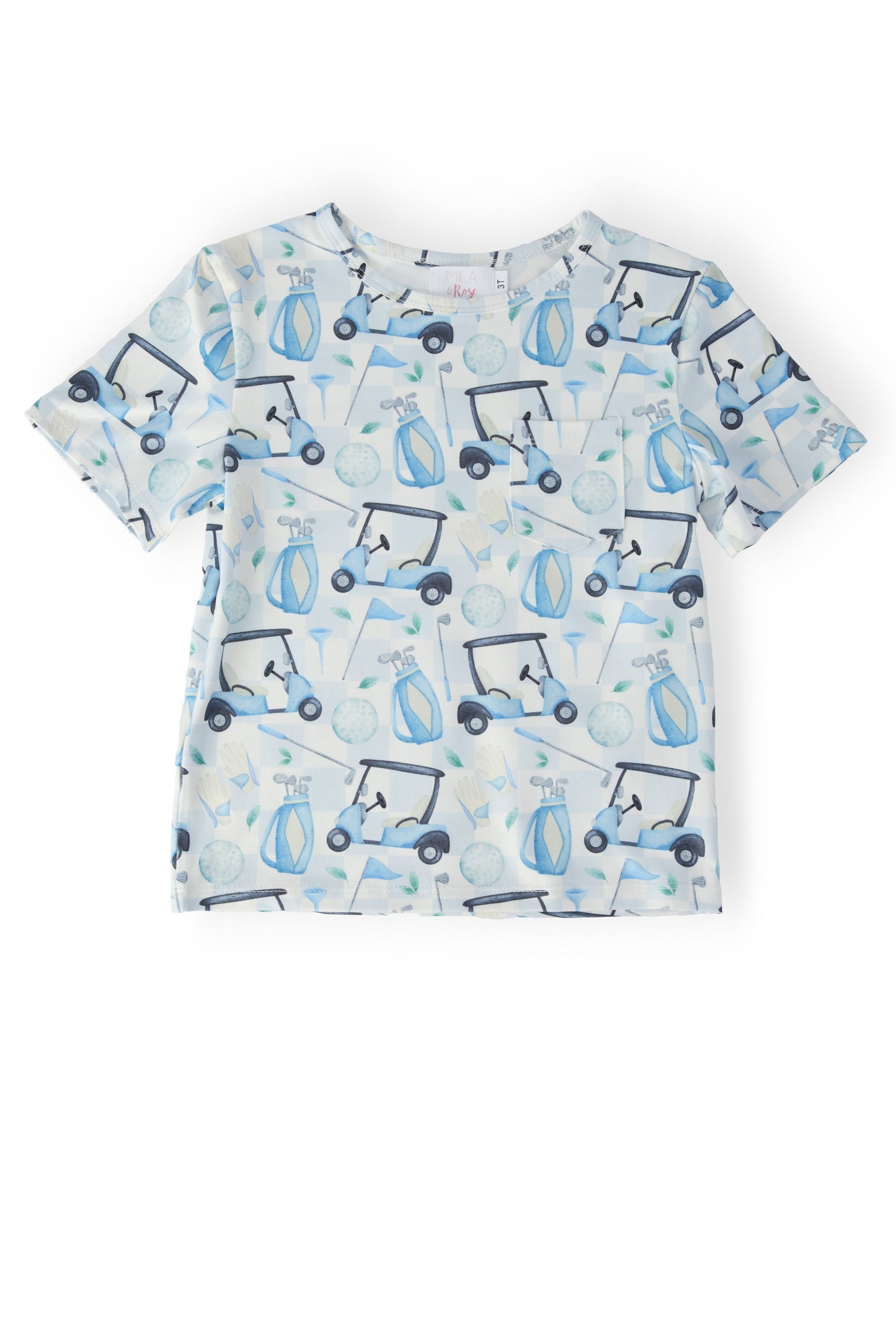Boys Tee Time Golf S/S Pocket Tee